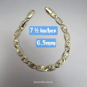 NEW STYLE fashion bracelet GOLD PLATED 7 ½inches 6.5mm the perfect accessory