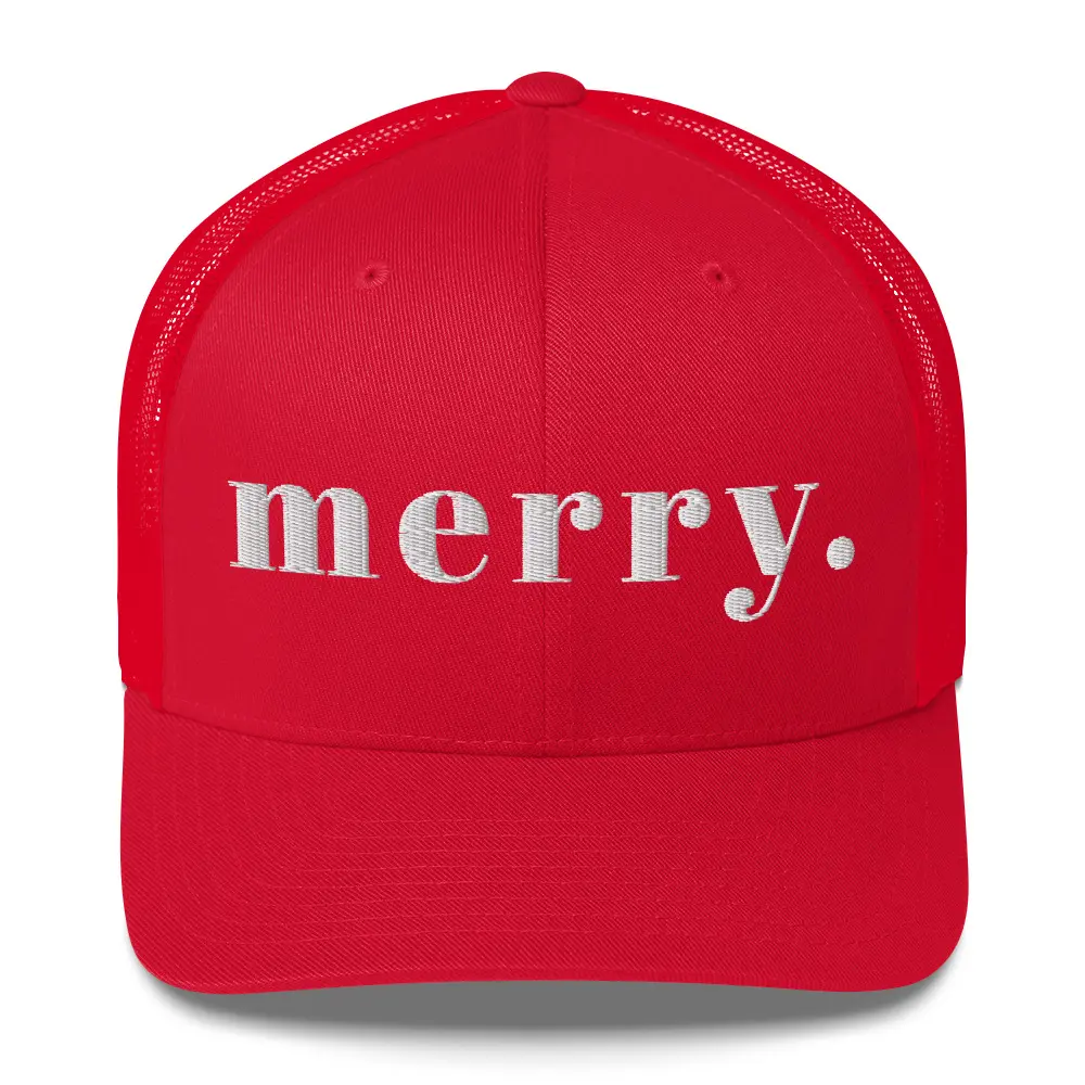 Merry Christmas Trucker hat christmas hat