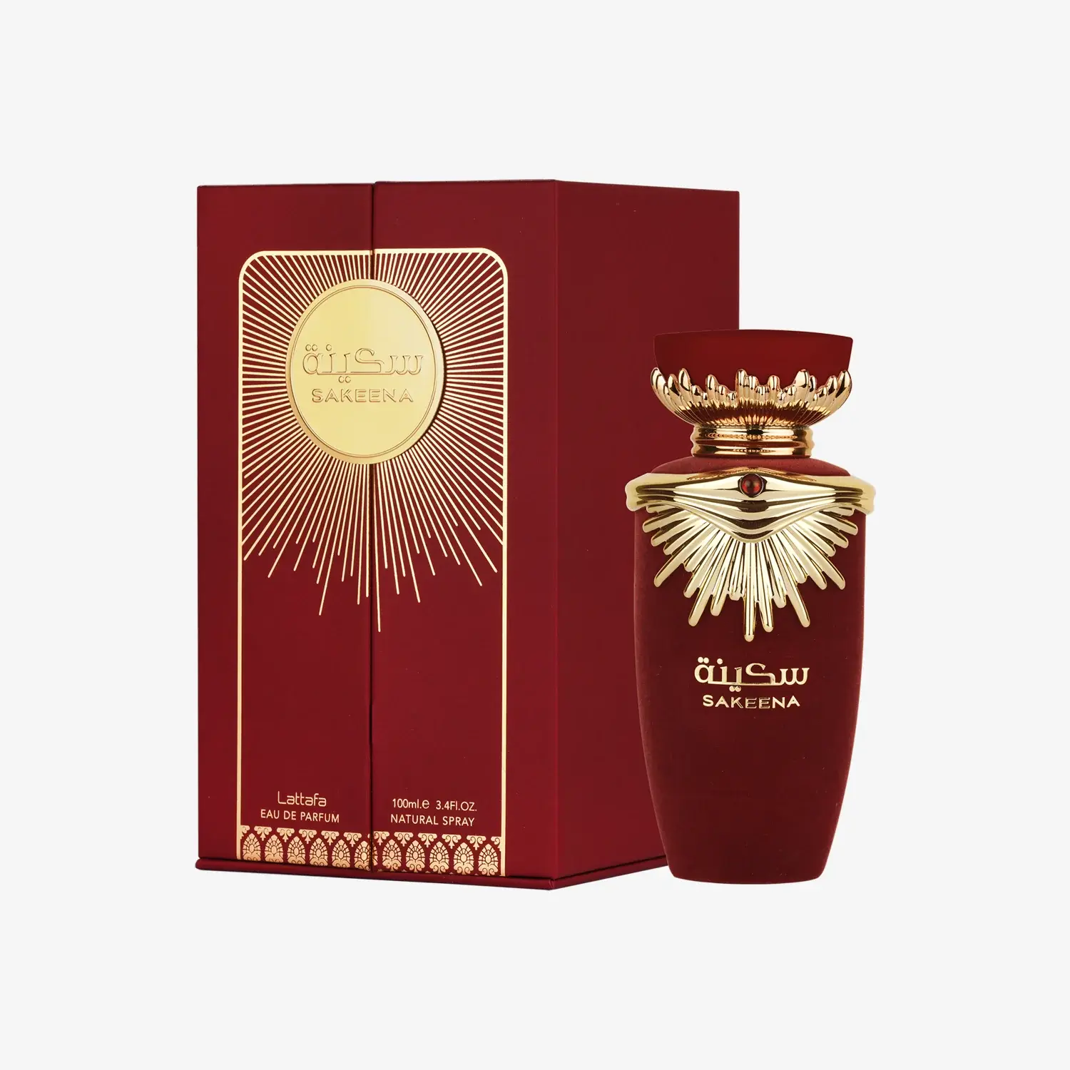 Sakeena by Lattafa 3.4oz Eau De Parfum Women New Sealed Box edp spray lover