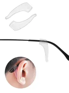 20pcs Anti-Slip Eyeglass Ear Hooks, Prevents Glasses From Falling Off, Sports Non-Slip Ear Grips, Universal Fit, Fits Lens Width 2-6mm, Eye Glasses Ear Grippers, All Seasons