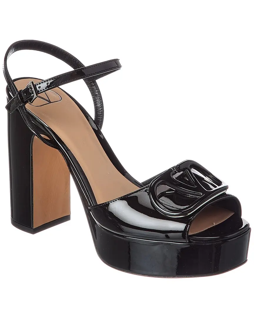 Valentino Vlogo Signature 115 Patent Platform Sandal