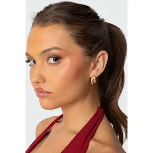 Two Time Chunky Stud Earrings Two Time Chunky Stud Earrings