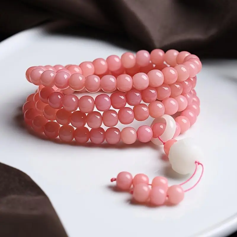 Natural Bodhi Bracelet Pink 108pcs Design Bodhi Ziwen Play Bracelet Men'S and Women'S Buddha Beads Prayer Bead Bracelet Natural Bodhi Bracelet Pink 108pcs Design Bodhi Ziwen Play Bracelet Men'S and Women'S Buddha Beads Prayer Bead Bracelet
