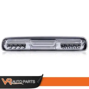 Chrome/Clear LED BAR Third 3rd Brake Cargo Light Fit For 99-07 Silverado/Sierra