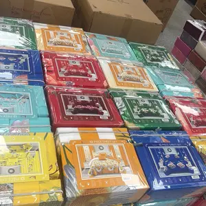 12 pieces shett set 6 curtains-4 pillowcase -1 sheets- 1 top sheet ,
