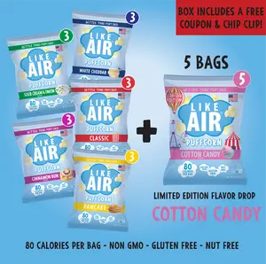 20ct Flavor Drop Variety Pack - Like Air Puffcorn 20ct Flavor Drop Variety Pack - Like Air Puffcorn