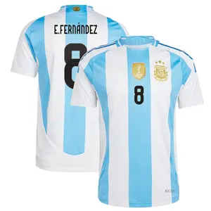 2024 Argentina Home Jersey Players Enzo Fernandez, 8 Enzo Fernandez Argentina Home Jersey