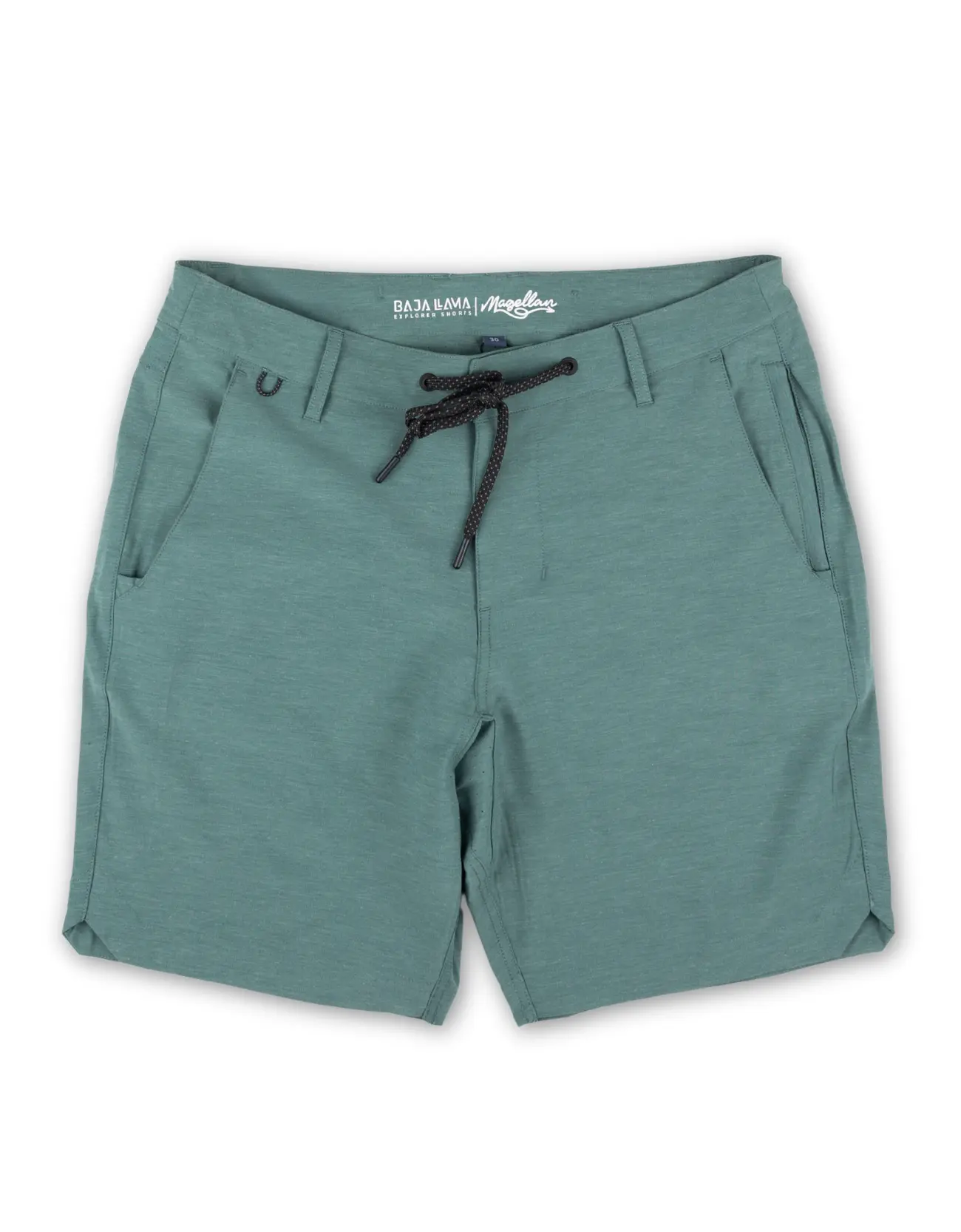 Magellan Explorer Shorts - Hunter Green, Above The Knee, Fitted, Casual, Minimalist, DWR Quick-Dry, Beach Hikes, Golf Outings, Menswear