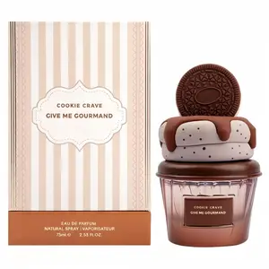 Cookie Crave 75ml Gender-neutral Dessert Perfume | Cookie & Cream Gourmand Scent, Long-Lasting Cozy Aroma for All Occasions Foodie Perfume Addict | Comfort Scent for Daily Wear|