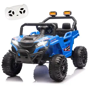 12V 2WD Kids Ride On UTV W/ 2.4G PC,Anti-Collision Bar,High Chassis,Anti-Slip Wheels & 4-Wheel Suspension,Upgraded Battery for 2-Hour Runtime,Provide a safe speed of 1.86-3.11mph for Kids Aged 3-5