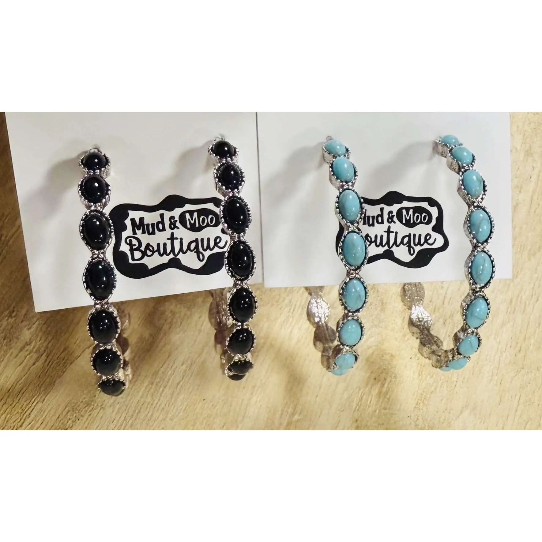WESTERN CHARM HOOP EARRINGS WESTERN CHARM HOOP EARRINGS