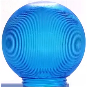 Polymer Products  Sphere 6 in. Prismatic Blue Acrylic Replacement Globe- Pack Of 6