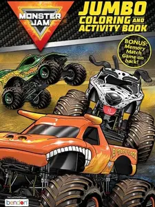 Bendon Monster Jam Coloring Book | Monster Jam Activity Book | Monster Trucks Coloring Book | Trucks Color Book | Officially Licensed (Jumbo)