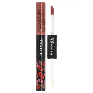Rimmel London Provocalips, 16HR Kiss Proof Lip Color, 730 Make Your Move, 0.14 fl oz (4 ml) / 0.1 fl oz (3 ml)