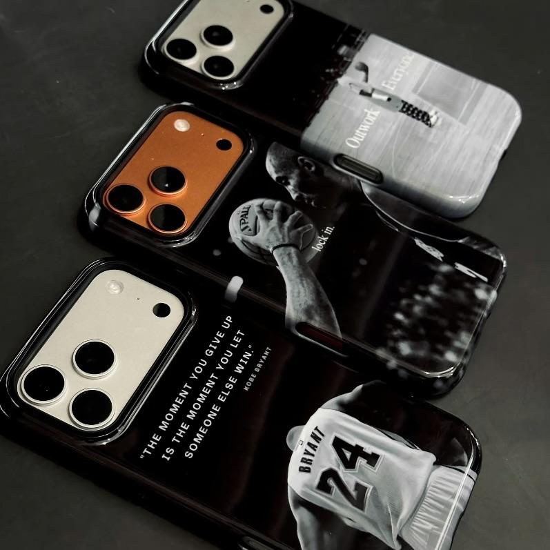 Kobe Bryant Quote Phone Case, Mamba MentalityMotivation Tough Cases, Basketball Legend MerchCases, Gift for Fans,iPhone12-17，  W19