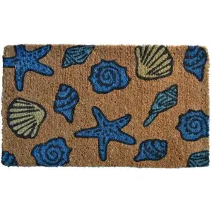 Imports Decor 329BCM Sea Shells Doormat