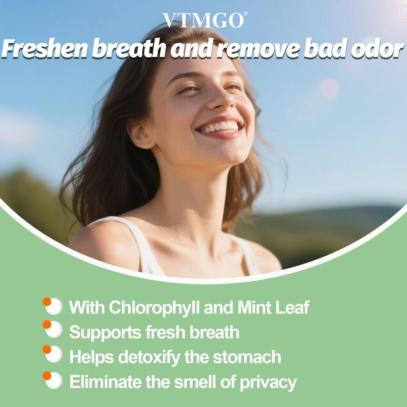 VTMGO Body Magic Chlorophyll  Capsule Healthcare Supplement - Natural Deodorant and Detox - Gut Support Healthcare Liver