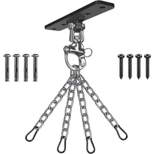 Heavy Bag Hangers Brackets, Punching Bag Hangers, Heavy Bag Ceiling Mount for Body Weight Strength Training Systems, Aerial Yoga Swing & Hammock, Resistance Band