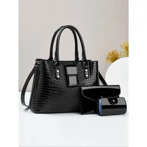 Women's Fashionable Handbag & Wallet & Coin Purse, Casual Versatile Shoulder Bag Set for Daily Used, Trendy High-quality Daily Commuting Bag