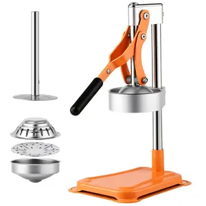 LOVEWE Kitchen Juicer - Carbon Steel Main Structure, Stainless Steel Juice Plate/Filter/Guide Plate - Easy-to-clean Heavy-duty Manual Juicer, Professional Citrus Juicer - Stainless Steel Juicer - Manual Citrus Juicer and Orange Juicer - Orange Juicer tikt