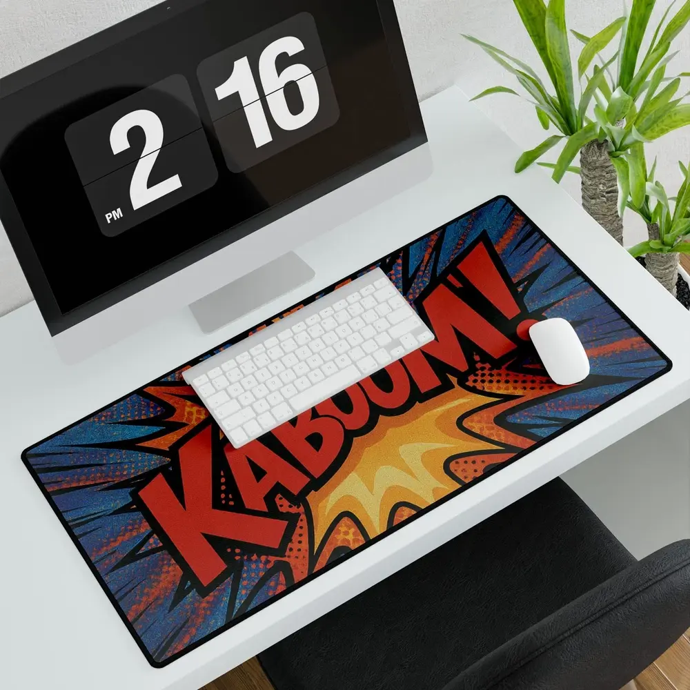 Desk Mats, Sports Card Break mat Kaboom - Card Breaks, Card Rips, Collectors Mat