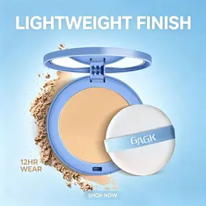 Waterproof Makeup Powder for Beginners - Oil Control Formula Oil Control and Radiance #01 setting powder Cosmetic setting powder pressed powder Soft Focus Finish