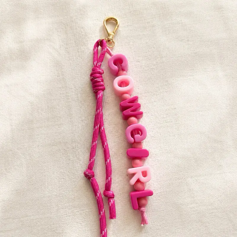 Personalized Handmade Name  Keychain custom Colors