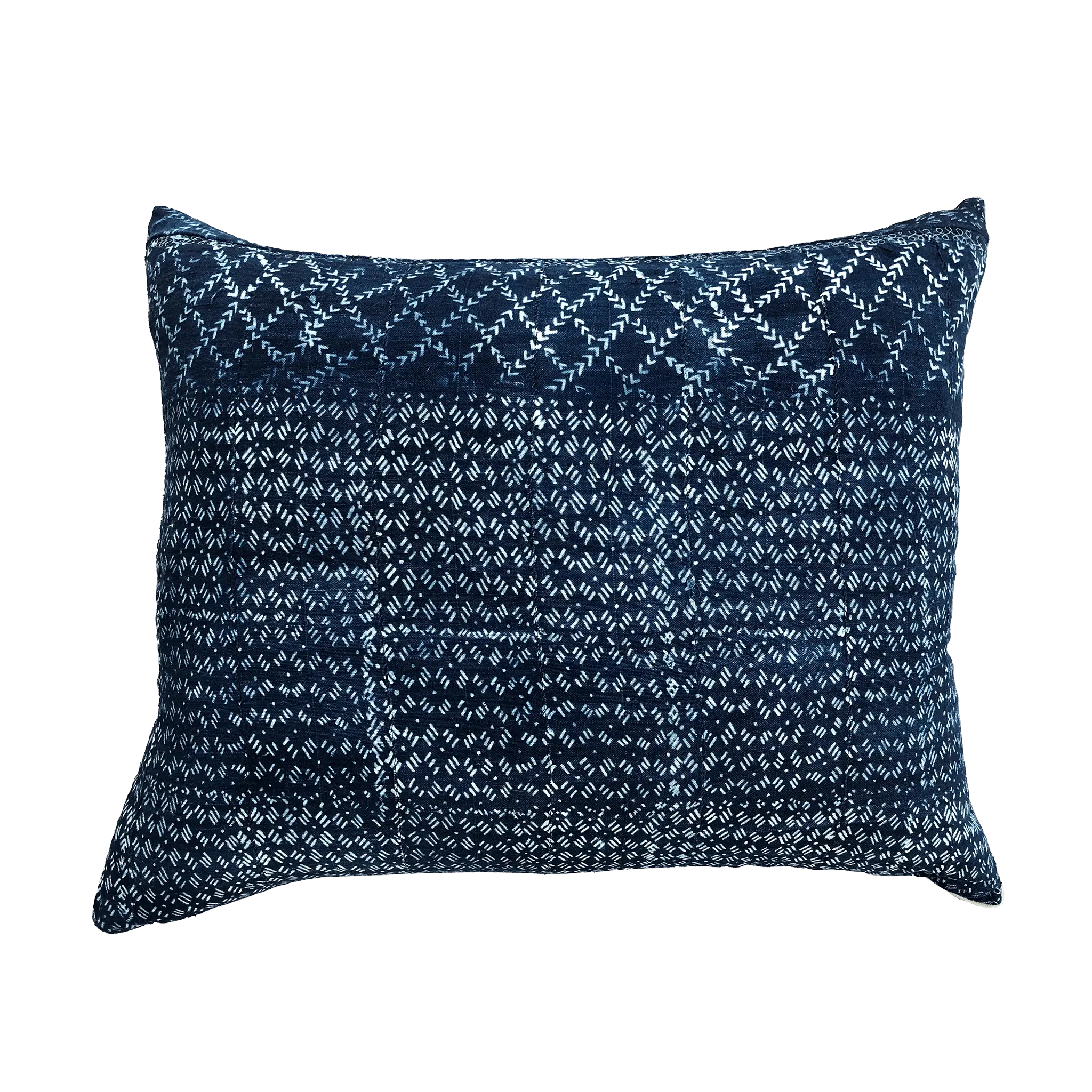 Indigo Mudcloth Floor Pillow