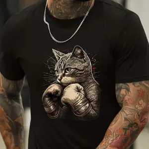 Summer T-shirts for men Casual Short Sleeve Round Neck 100% cotton