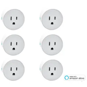 Digital Gadgets 6-Pack of Smart Plugs Set Timers, Control Devices
