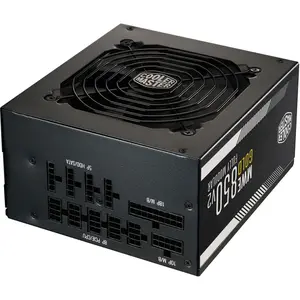 CoolerMaster Cooler Master MWE Gold 850 V2 Full Modular, 850W, 80+ Gold Efficiency, 2 EPS Connectors, 120mm HDB Fan, Semi-fanless Operation, 5 Year Warranty