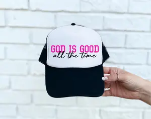 God is Good Black & White Trucker Hat