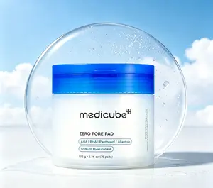 Daily Gentle Exfoliating Pads Medicube Zero Pore Pad 70 Sheets Dual AHA+BHA Control Acne Refine Uneven Skin Minimize Visible Pores