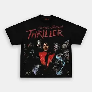 Michael Jackson Vintage Pop Icon Inspired 7 Graphic Tee, Thriller Album Shirt, MJ Merch, Michael Jackson Shirt