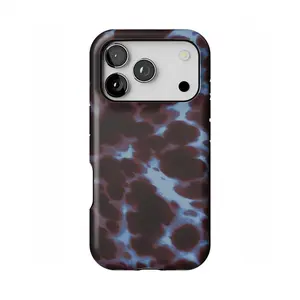 Cool speckled shadow design, durable and shock-absorbing glossy 2-in-1 phone case, suitable for iPhone 17, 16, 15, 14, 13, 12, 11 X, Samsung and other series models, can be given as a holiday gift to friends or home