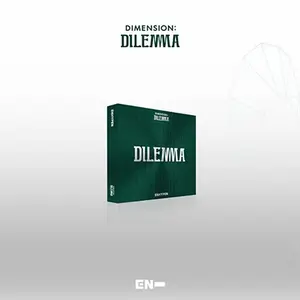 ENHYPEN – DIMENSION : DILEMMA [ESSENTIAL Ver] | 1st Full Album K-Pop CD, Compact Sleeve Case, 52p Photobook, Mini Poster, Photocards, Top Loader, Sticker