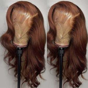 [Hot Items]Body Wave 4# Brown Color Lace Front Human Hair Wigs For Women Body Wave 13x4 13x6 Hd Lace Frontal Wig Brazilian Human Hair Wig 180Density  Hd Lace Hairline