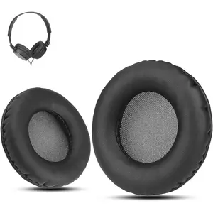 Replacement Headphones Pads 75mm for Audio Technica Ath-S200bt & Sony Mdr-Nc6, Durable Ear Cover Upgrade, Compatible with Akg K518le
