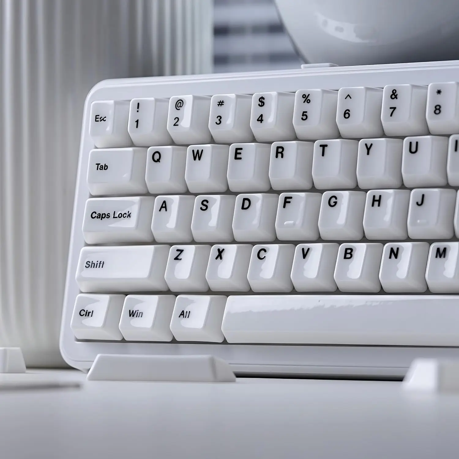 Womier Ceramic Keycaps Set, Cherry Profile Keyboard keycaps for 60% 65% 75% TKL Full Size MX Switches Mechanical Keyboards