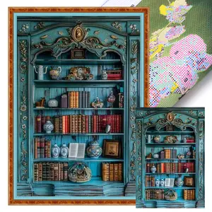 Full Embroidery Eco-cotton Thread 11CT Printed Scenery Cross Stitch Kit 40x60cm