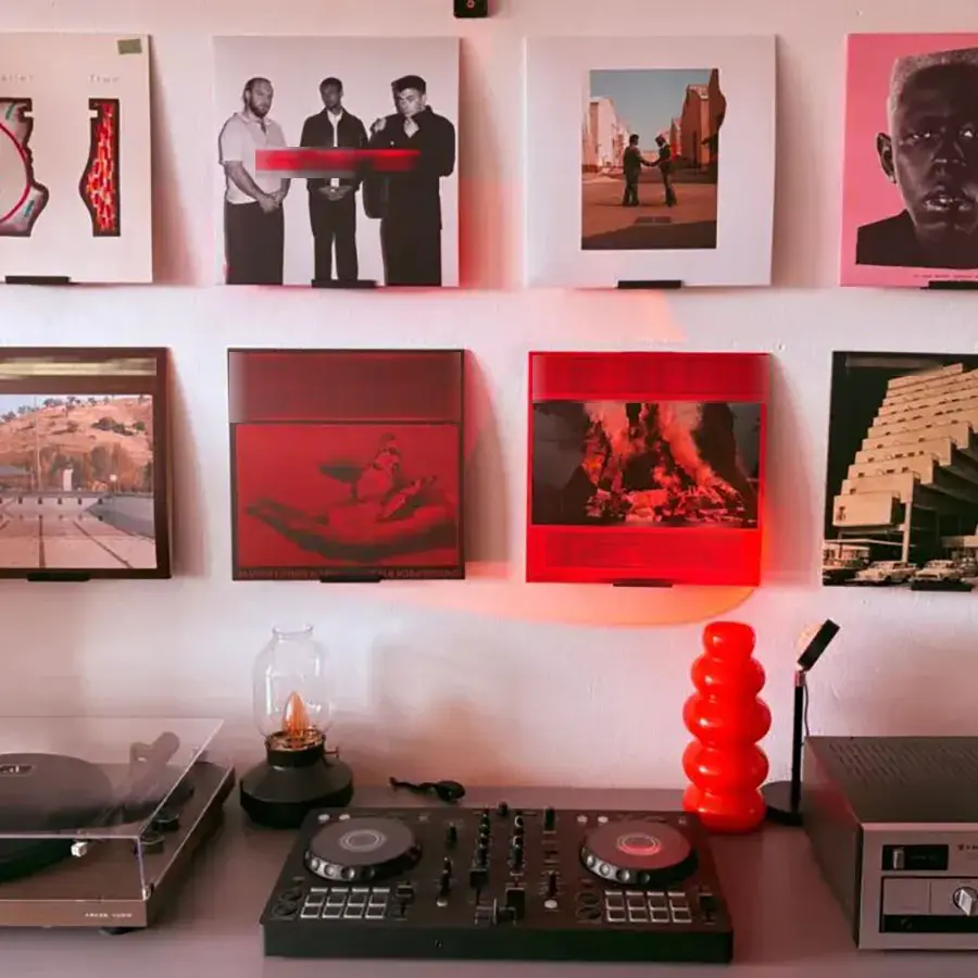 Vinyl Record Wall Display Rack, Home Decor Accessory, Convenient ...
