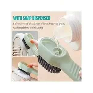 1 Piece, Reusable Multi-Functional Cleaning Brush, Suitable For Shoes, Laundry Room And Household Surfaces, Portable Washing Machine, Suitable For Bathroom, Toilet, Walls And, Supplies, Cleaning Tools