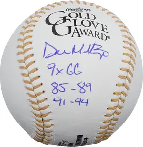 Don Mattingly New York Yankees Autographed Gold Glove Baseball with Multiple Inscriptions - Limited Edition of 10 - Fanatics Authentic Certified