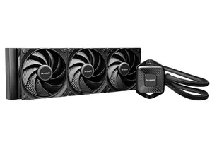 bequiet! PURE LOOP 3 360mm Black CPU liquid cooler for heavily overclocked systems, 3x Pure Wings 3 PWM high-speed fans, Daisy chained PWM fans, PWM pump features 6-pole motor with 3 phases BW029
