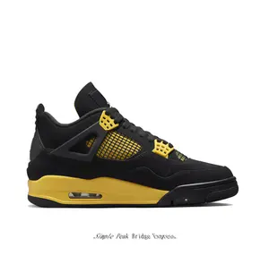 Black & Gold Suede & Mesh Mid-Top Basketball Sneakers | Retro Chunky Streetwear Shoes with Bold Color Blocking
