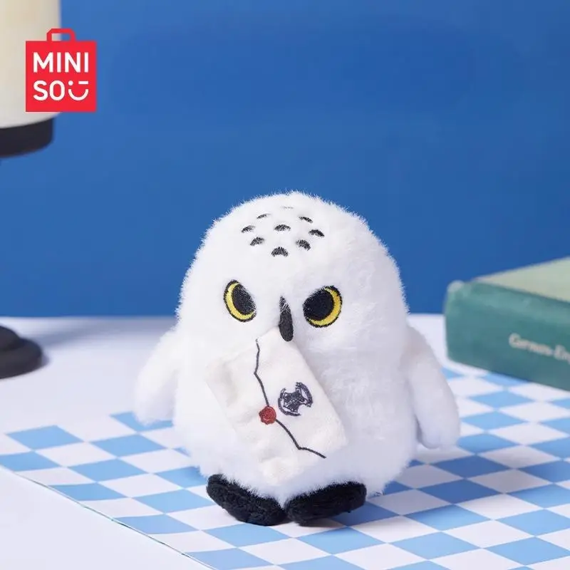 Harry Potter 5in. Hedwig Plush Keychain, Soft White Stuffed Pendant for Bag, Cute Collectible Gift for Fans Kids Birthday