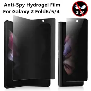 2-Pack Privacy Hydrogel Film for Samsung Galaxy Z Fold6, Soft Privacy Screen Protector, Compatible with Galaxy Z Fold5 Z Fold4