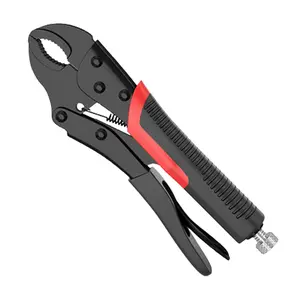 Adjustable Wrench Locking Pliers Bent Nose Tool, Manual Hand Tool for Repair and High Performance Brick Clamp Bicycle Maintenance
