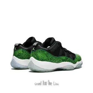 Breathable Knit Mesh Low Profile Sneakers, Two-Tone Black Green Textured Weave Panels, Lightweight Casual Shoes for Travel & Daily Errands