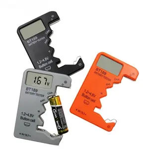 Multi-Function Digital Battery Tester with LCD Display | Universal Capacity Checker for AA/AAA/9V/1.5V Button Cell & Car Batteries | Voltage Monitor Diagnostic Tool-YY